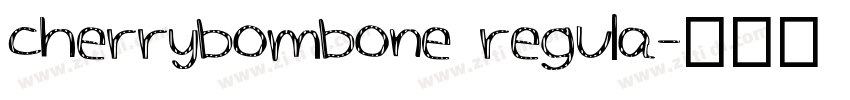 cherrybombone regula字体转换